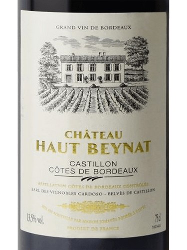 Chateau Haut Little - De Outlet Beynat Cotes Castillon Bros. 2016 Beverage