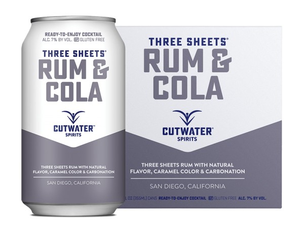 Cutwater Rum & Cola 4pk Can - Little Bros. Beverage Outlet